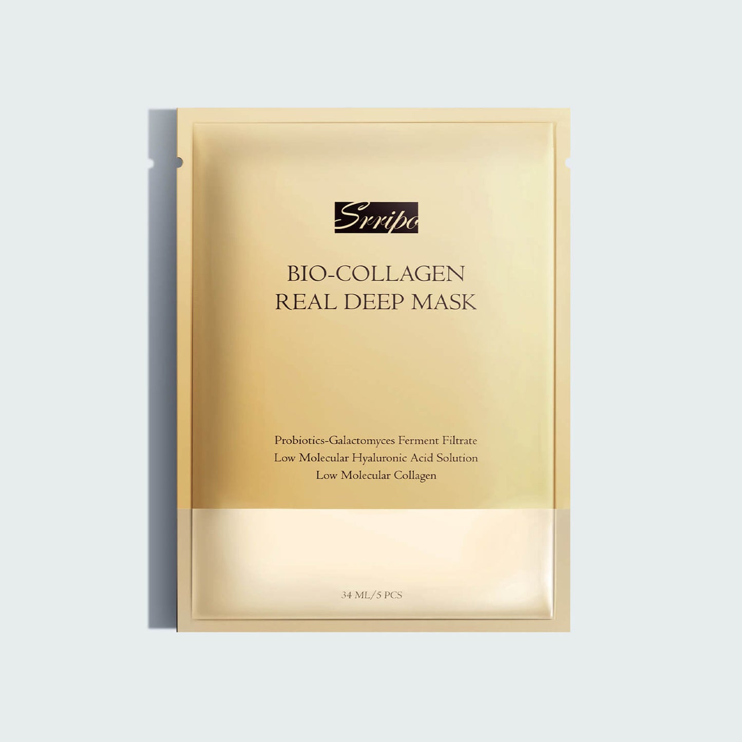 Srripo™ 5PCS Facial Sheet Masks with Collagen for Brightening and Moisturizing
